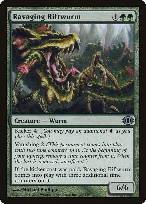 Ravaging Riftwurm Card Front