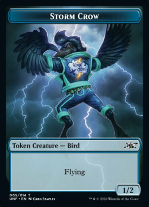 Storm Crow // Cat Card Front