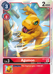 Agumon · Alternate Art ST1-003P1