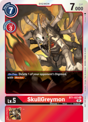 SkullGreymon · Alternate Art BT1-023P1