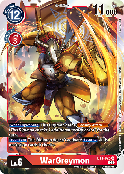 WarGreymon Card Front
