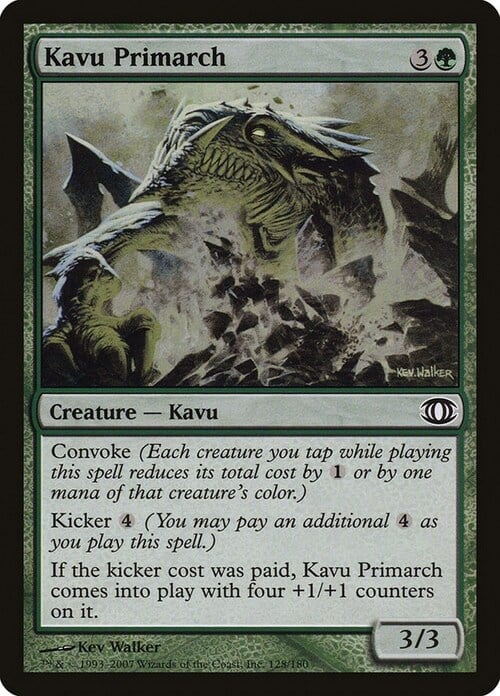 Kavu Primarch Card Front