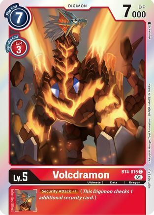 Volcdramon Card Front