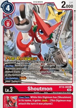 Shoutmon Card Front