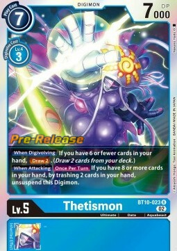 Thetismon Card Front