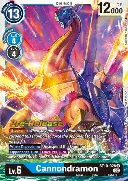 Cannondramon Card Front