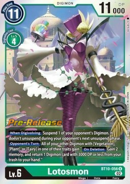 Lotosmon Card Front