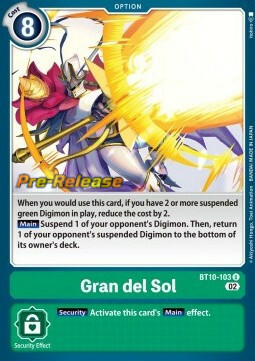 Gran del Sol Card Front