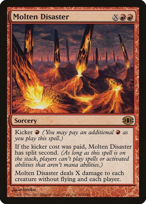 Molten Disaster Card Front