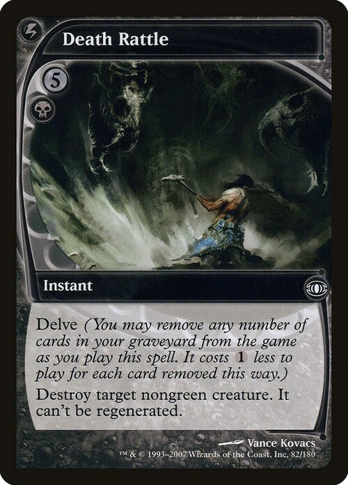 Death Rattle Card Front