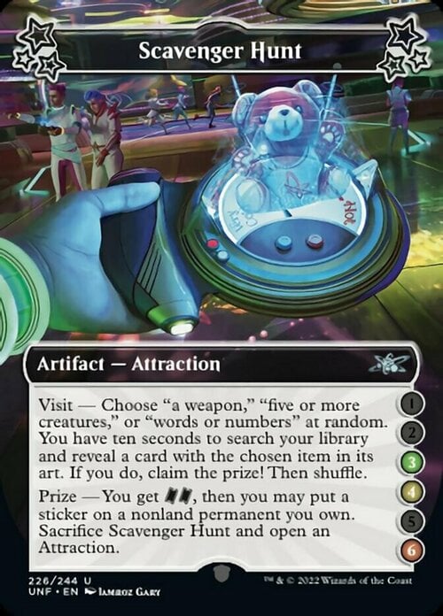 Scavenger Hunt Card Front