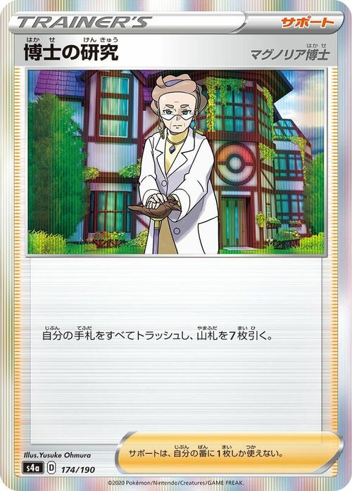 Professor's Research - Professor Magnolia Card Front