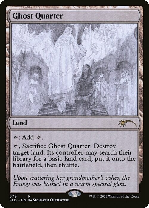 Ghost Quarter Card Front