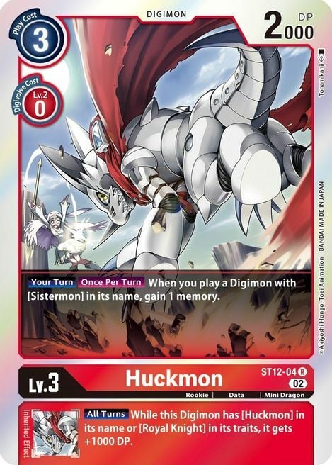 Huckmon Card Front