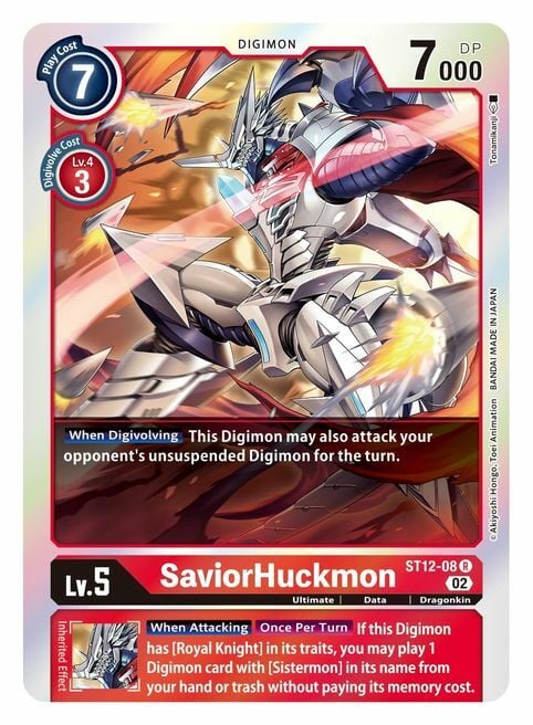 SaviorHuckmon Card Front