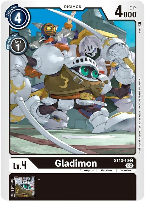 Gladimon Card Front