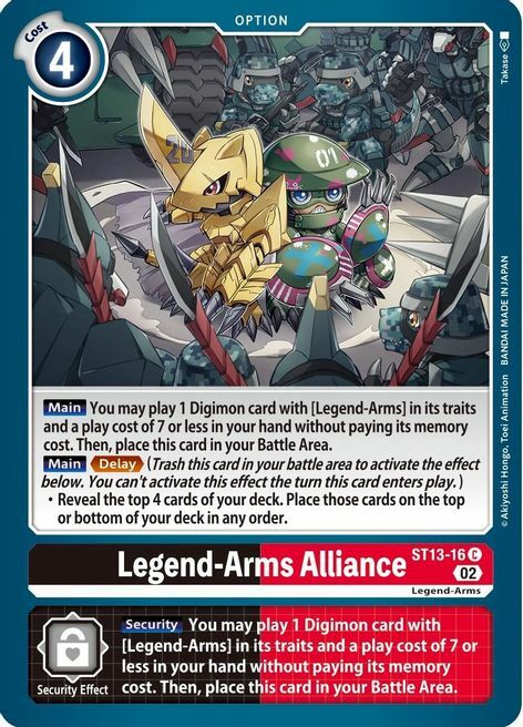 Legend-Arms Alliance Card Front