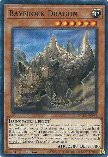 Bayerock Dragon Card Front