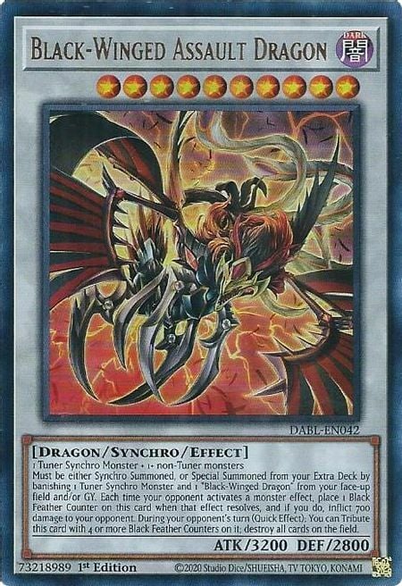 Black-Winged Assault Dragon Card Front