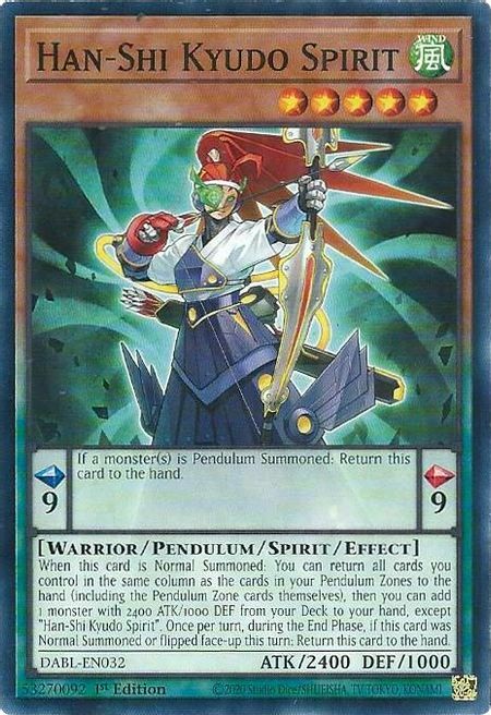 Han-Shi Kyudo Spirit Darkwing Blast | Yu-Gi-Oh! | CardTrader