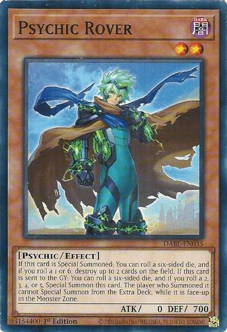 Psychic Rover Card Front