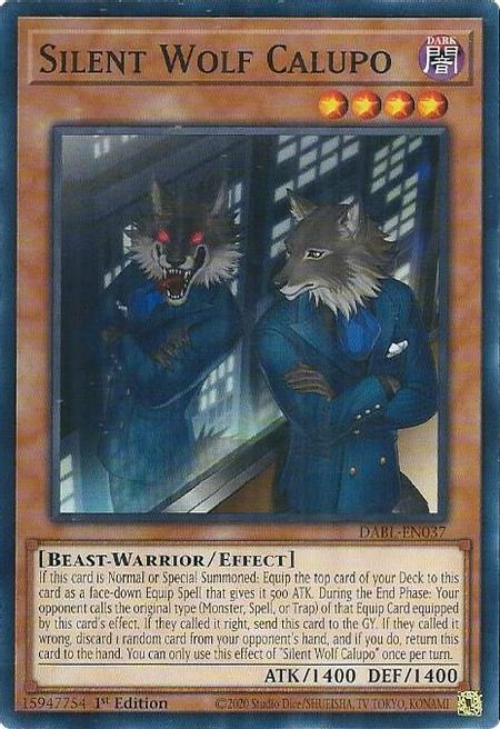 Silent Wolf Calupo Card Front