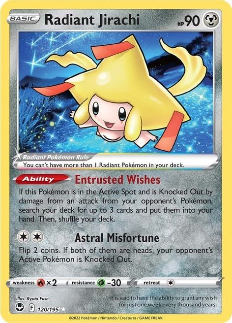 jirachi pokemon card Jirachi Reverse Holo - 108/187 SV8a Terastal Fest ex