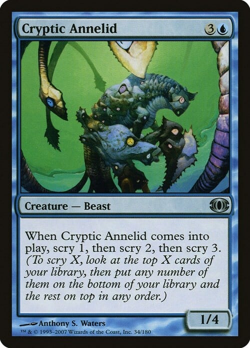 Cryptic Annelid Card Front