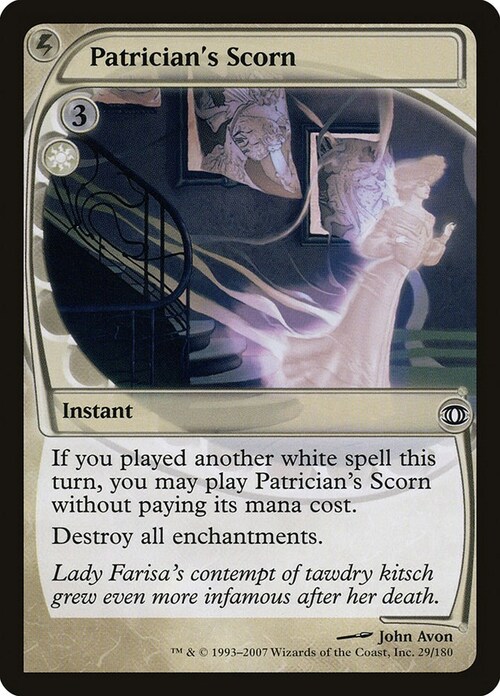 Patrician's Scorn Card Front