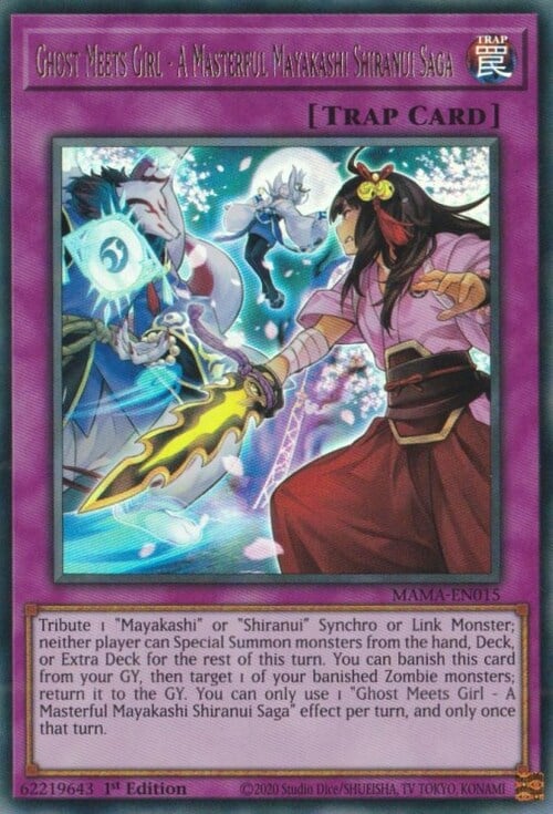 Ghost Meets Girl - A Masterful Mayakashi Shiranui Saga Card Front