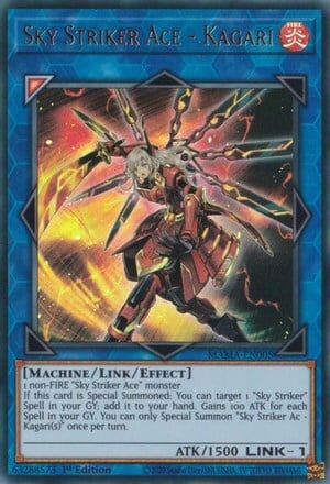 Sky Striker Ace - Kagari Card Front