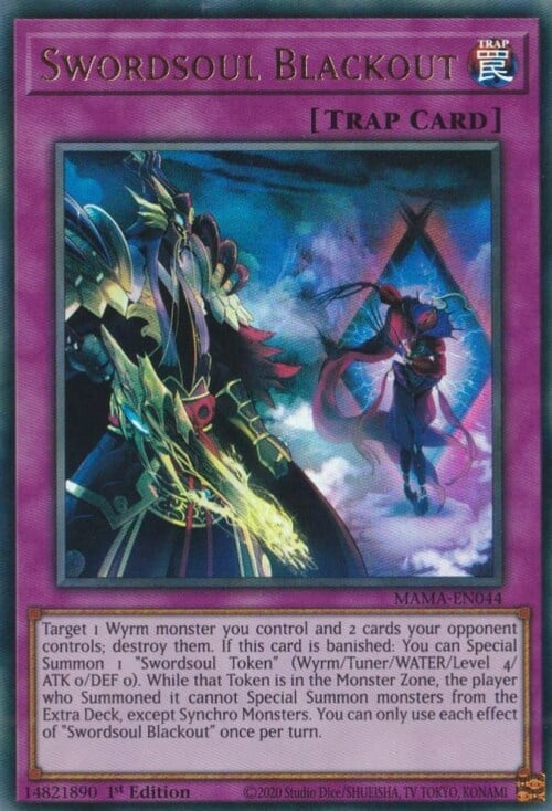Swordsoul Blackout Card Front