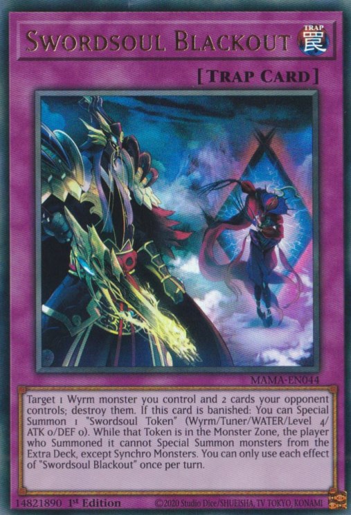 Swordsoul Blackout Magnificent Mavens YuGiOh! CardTrader