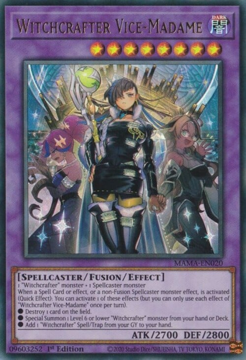 Witchcrafter Vice-Madame Card Front