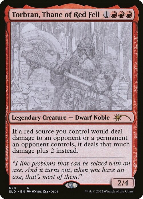 Torbran, Thane of Red Fell Card Front