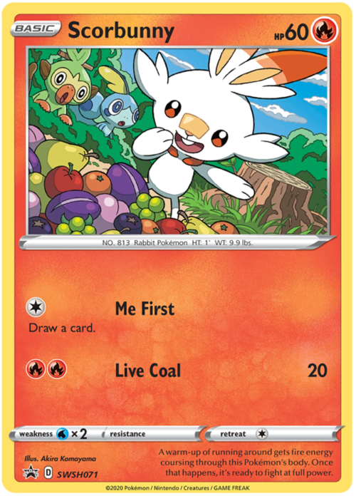 Scorbunny Card Front