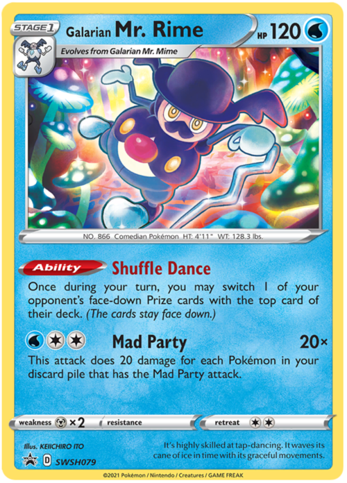 Galarian Mr. Rime Card Front