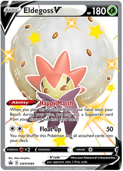 Eldegoss V Card Front