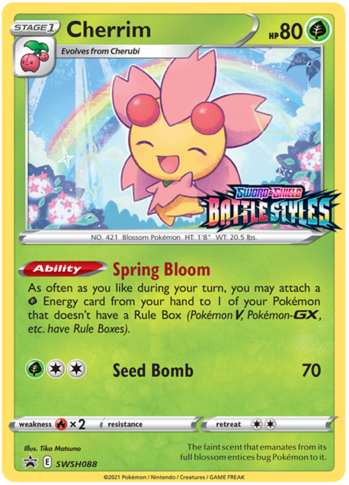Cherrim [Spring Bloom | Seed Bomb] Frente