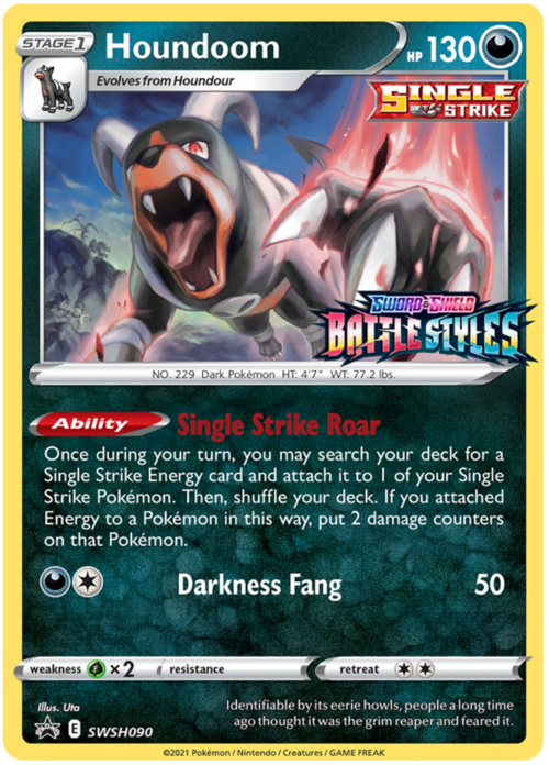Houndoom Card Front