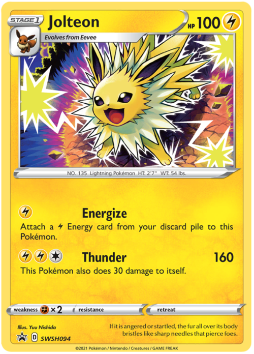 Jolteon [Energize | Thunder] Card Front