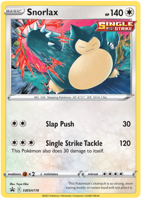 Snorlax Card Front
