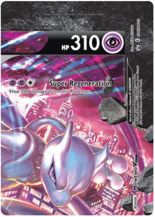 Mewtwo V-UNION [Super Regeneration] Card Front