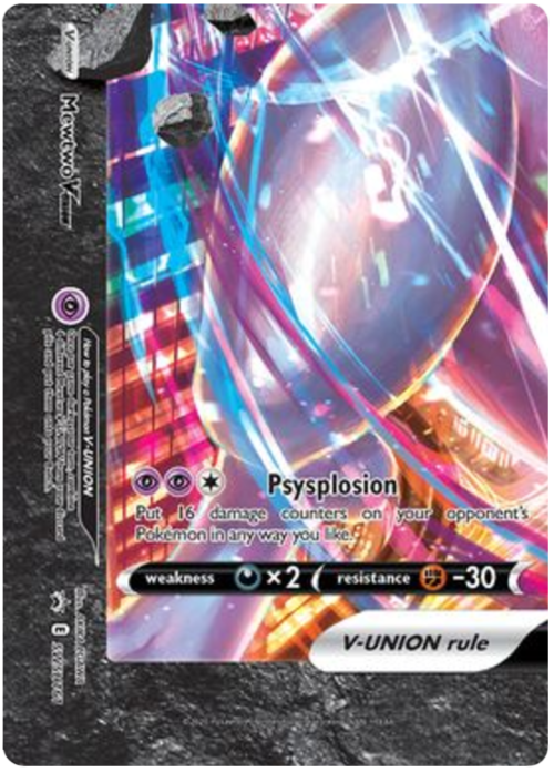 Mewtwo V-UNION Card Front