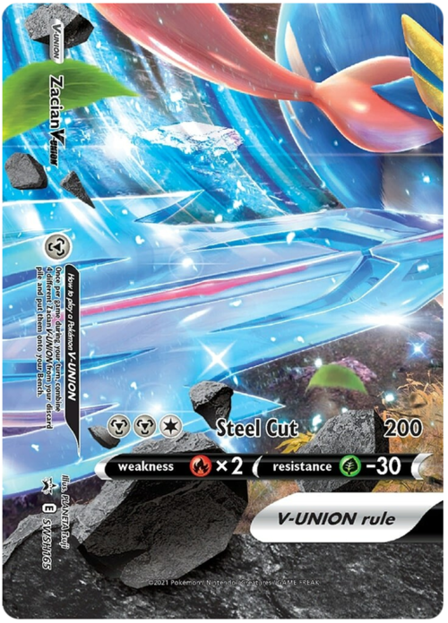 Zacian V-UNION [Steel Cut] Card Front