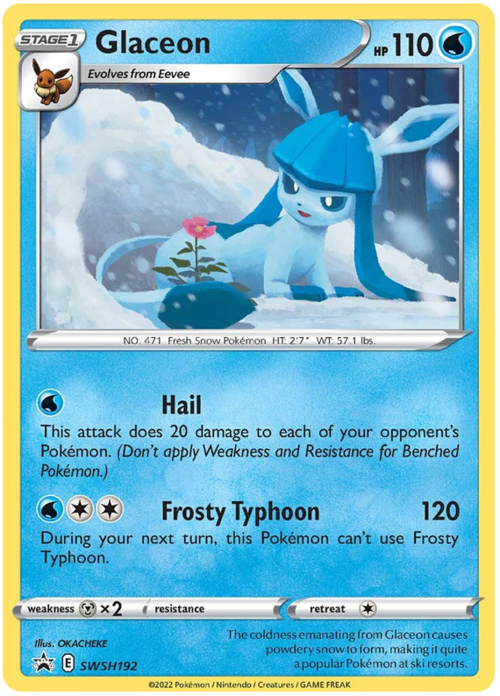 Glaceon Card Front