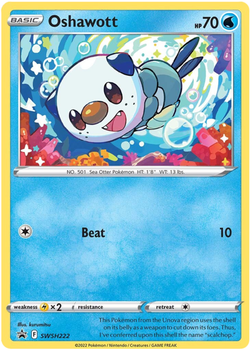 Oshawott Card Front