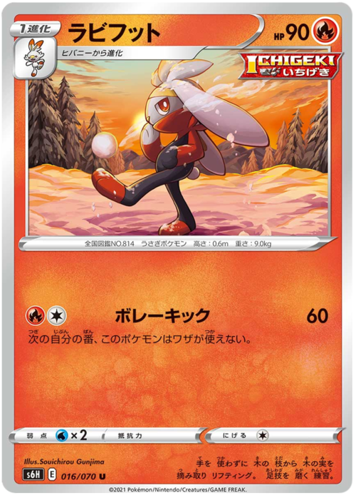 Raboot [Volley Kick] Card Front