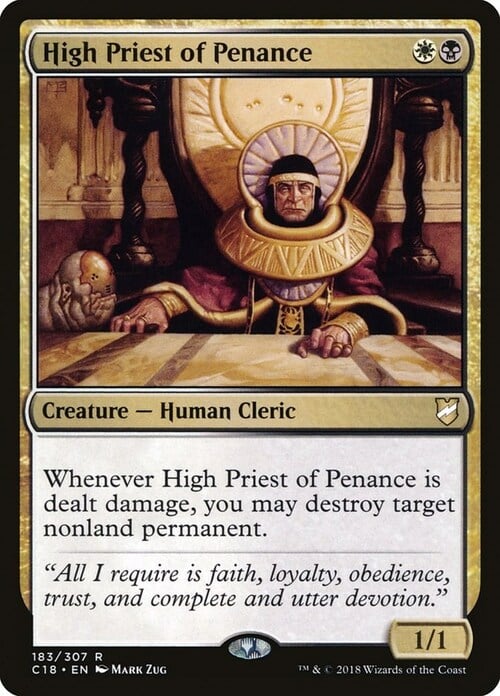 High Priest of Penance Card Front