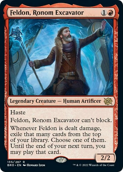 Feldon, Ronom Excavator Card Front
